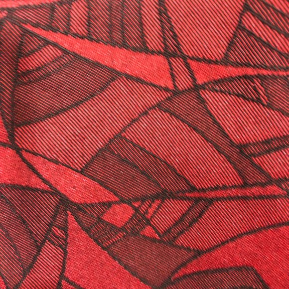 MAX & MABEL Red & Black Patchwork Jacket - Picture 7 of 11